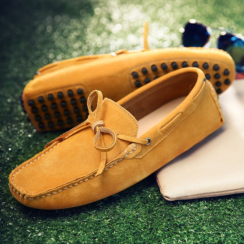 Vanmie Casual Men Shoes Men Loafers Shoes Moccasins Men Slip Genuine Leather Loafers for Men Flats Male Suede Loafers big size