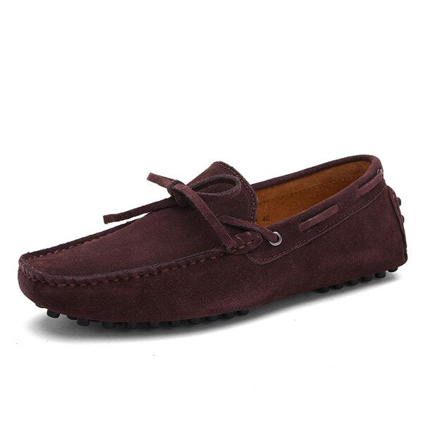 Vanmie Casual Men Shoes Men Loafers Shoes Moccasins Men Slip Genuine Leather Loafers for Men Flats Male Suede Loafers big size