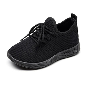 Children Mesh Shoes Sneakers Infant Kids Baby Breathable Lace-Up Flat Shoes Girls Boys Solid Sport Running Sneakers Casual Shoes