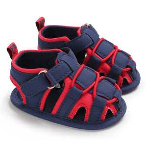Baby Girl Fashion Buckle Strap Shoes Child Baby Patchwork Kid Summer Girl Soft Sole Crib Toddler Boys Sandals Shoes 0-18 Months
