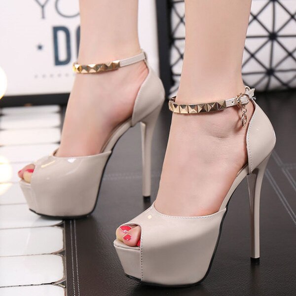platform heels women's shoes stiletto platform wedding shoes peep toe pumps woman high heels ladies shoes stiletto heels sexy