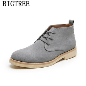 Men Boots Genuine Leather Chukka Boots Men Shoes Winter Shoes Men Snow Boots Snow Boots Heren Schoenen Chaussure Homme Zapatos