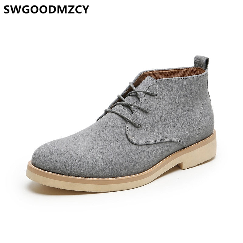 Chukka Boots Men Ankle Boots Men Winter Shoes Men Snow Boots Shoes+male Botas Invierno Hombre Bottes Homme Cuir Erkek Ayakkabi