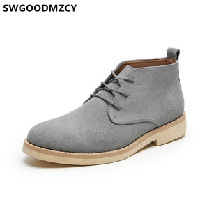 Chukka Boots Men Ankle Boots Men Winter Shoes Men Snow Boots Shoes+male Botas Invierno Hombre Bottes Homme Cuir Erkek Ayakkabi