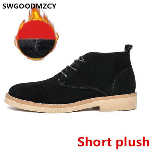 Chukka Boots Men Ankle Boots Men Winter Shoes Men Snow Boots Shoes+male Botas Invierno Hombre Bottes Homme Cuir Erkek Ayakkabi