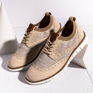 2019 New Men Shoes Lace-Up Breathable Brogue Wedding Shoes Men Dress Shoes Male Formal Footwear Plus Size 46