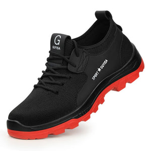 Male Work Safety Shoes Men Boots Outdoor Military Boots Steel Toe Working Shoes For Men Shoes Puncture Proof Safety Shoes 2020
