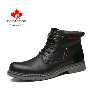 Men Boots Man Autumn Botas Brand Lace-up Comfy Fashion Shoes Men 2020 New Classic Outdoor Leather Casual Boots Men Basic Boots
