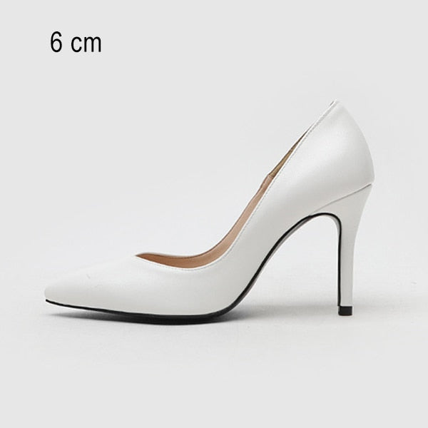 Women High Heels Female Shoes Classics Basic Women Pumps Pointed Toe Slip On Casual Shoes Spring Autumn New Arrival DE