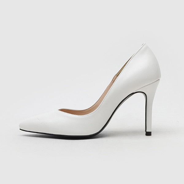 Women High Heels Female Shoes Classics Basic Women Pumps Pointed Toe Slip On Casual Shoes Spring Autumn New Arrival DE