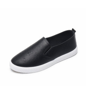 New Summer Women Hollow Out Slip On Flat Loafers Women's Shoes Fashion Pu Leather Female Platform Shoes Ladies Casual Footwear