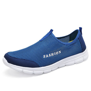 36-47 Summer Breathable Comfortable Mesh Male Running Shoes Lover's Trainers Walking Outdoor Sport Men Lightweight Sneakers