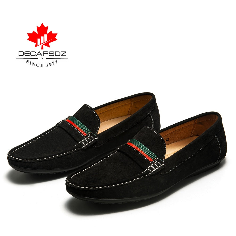 Men Loafers shoes 2020 Spring Fashion Moccasins Footwear Comfy Suede Slip-On Brand Men Shoes Men Flat's Walking Men Casual Shoes