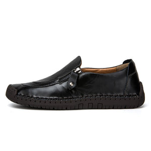 2020 Men Loafers Genuine leather Comfortable Men Casual Shoes Footwear Flats For Men Slip On Lazy Shoes Zapatos Hombre
