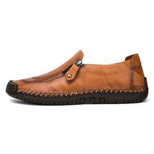 2020 Men Loafers Genuine leather Comfortable Men Casual Shoes Footwear Flats For Men Slip On Lazy Shoes Zapatos Hombre