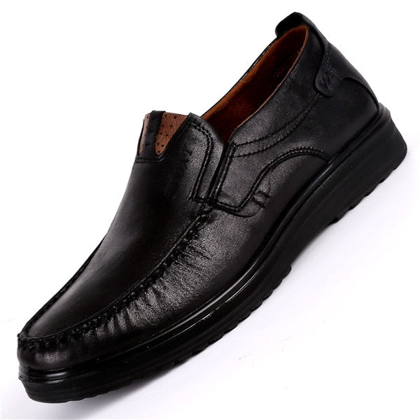 2018 New Comfortable Mens Casual Shoes Hot Sale Loafers Men Shoes Quality Leather Shoes Men Flats Moccasins Shoes Big Size 38-48