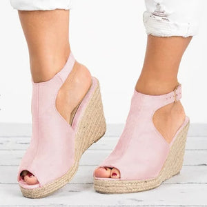 Women Sandals Summer 2020 Wedges Shoes For Women buty damskie sapato feminino Black Ladies Sandals Sandalias