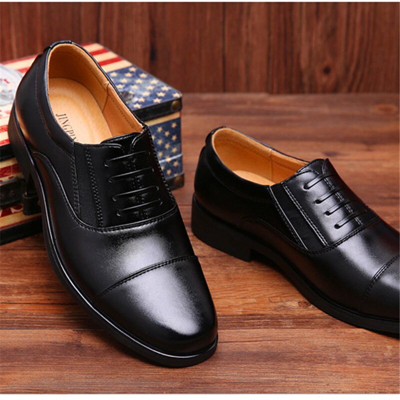 Brand Men Simple Lightweight Men Classic Derby Shoes Male Business Dress Formal Shoes  2019