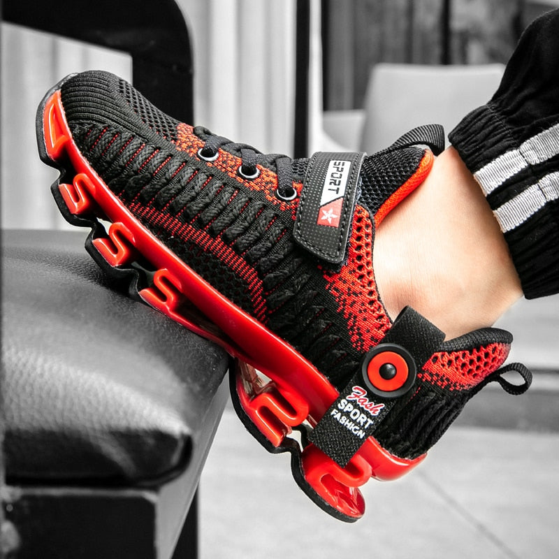 New Trend Kids Unisex Casual Shoes Black Kids Sneakers For Boys Fashion Teenage Trainers Size 31-39 Children Girl Running Shoes