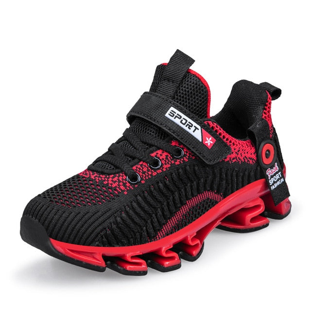 New Trend Kids Unisex Casual Shoes Black Kids Sneakers For Boys Fashion Teenage Trainers Size 31-39 Children Girl Running Shoes
