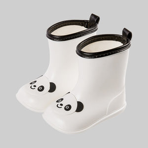 New Kid Rain shoes Children boot Ankle PVC Rubber Boy Baby Cartoon Water shoe Toddler raincoat Girl Waterproof Rain boots spring