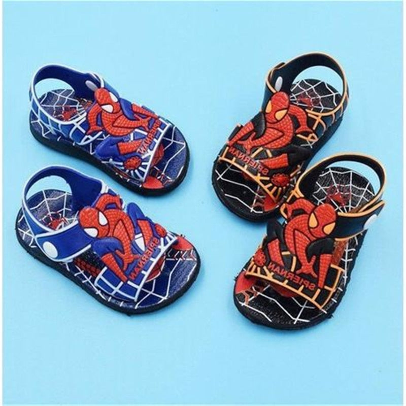 Hot Kids Boys Girls Fashion Spiderman Sandals For Children Cartoon sport beach sandals Boys Shoes Baby Soft Sandals Kids Shoes