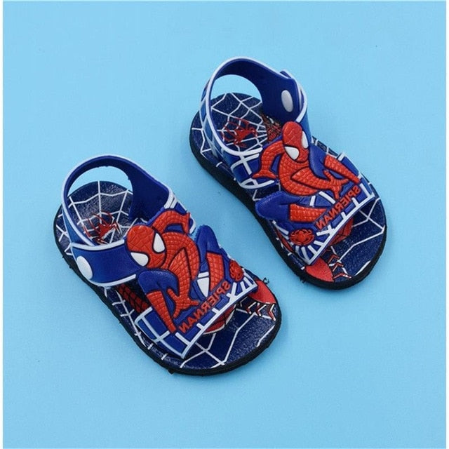 Hot Kids Boys Girls Fashion Spiderman Sandals For Children Cartoon sport beach sandals Boys Shoes Baby Soft Sandals Kids Shoes