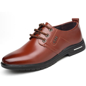 Spring Summer Elegant Mens Italian Leather Formal Shoes Breathable Luxury Brand Male Dress Footwear Brogue Oxford Shoes for Men