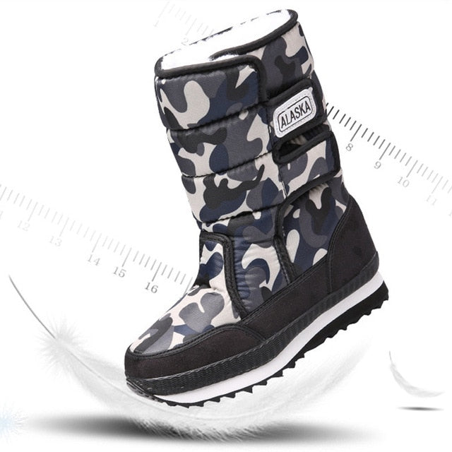 Children Boots Boys Snow Boots Girls Sport Children Shoes For Boys Sneakers Fashion Leather Child Shoes Kids Boots 2019 Winter