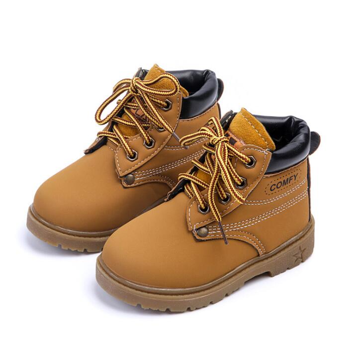 2020 autumn winter hot sale child casual cotton boots kids non-slip keep warm martin snow boots boys girls sneakers baby shoes