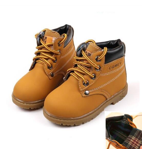 2020 autumn winter hot sale child casual cotton boots kids non-slip keep warm martin snow boots boys girls sneakers baby shoes