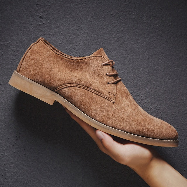 2019 Men Shoes England Trend Casual Shoes Male Suede Oxford Wedding Leather Dress Shoes Men Flats Zapatillas Hombre Plus Size 46