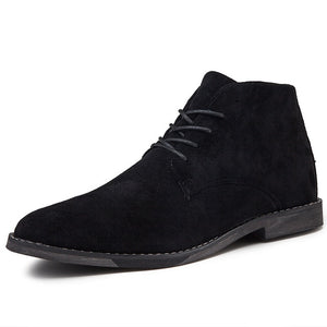 Chelsea Boots Men 2020 Spring & Autumn Classic Casual Boots Male Fashion Shoes Men Lace-up Casual Botas Black Brand Men's Boots
