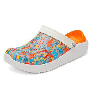 Crocse Crocks Summer Women Clogs Platform Garden Sandals Graffiti Fruit Slippers Slip On Girl Beach Shoes Fashion Slides Outdoor