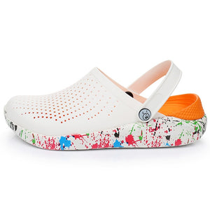 Crocse Crocks Summer Women Clogs Platform Garden Sandals Graffiti Fruit Slippers Slip On Girl Beach Shoes Fashion Slides Outdoor