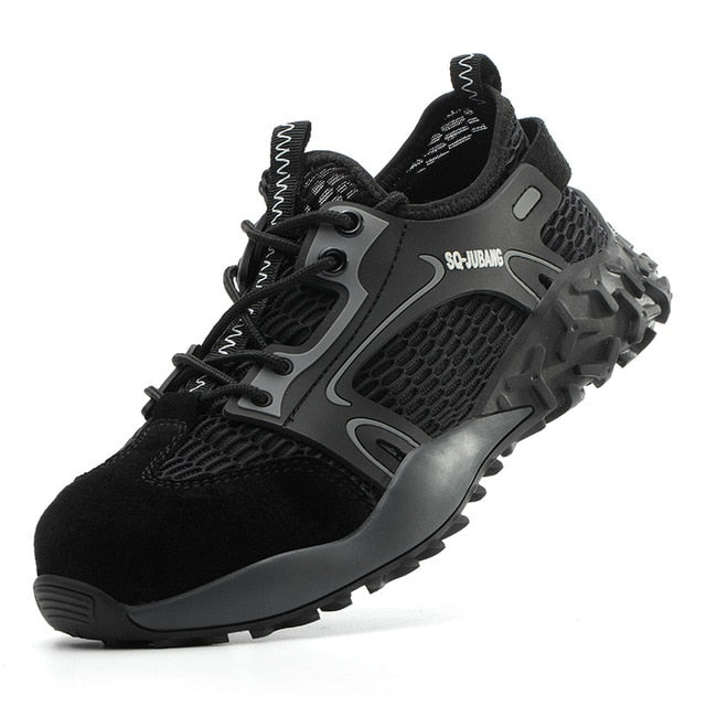 Male Work Safety Shoes Men Boots Outdoor Military Boots Steel Toe Working Shoes For Men Shoes Puncture Proof Safety Shoes 2020