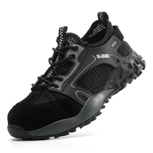 Male Work Safety Shoes Men Boots Outdoor Military Boots Steel Toe Working Shoes For Men Shoes Puncture Proof Safety Shoes 2020