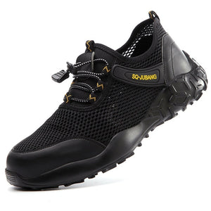 Male Work Safety Shoes Men Boots Outdoor Military Boots Steel Toe Working Shoes For Men Shoes Puncture Proof Safety Shoes 2020