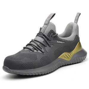 Male Work Safety Shoes Men Boots Outdoor Military Boots Steel Toe Working Shoes For Men Shoes Puncture Proof Safety Shoes 2020