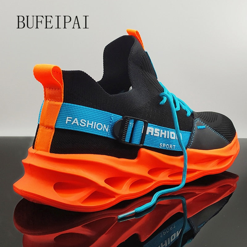 Breathable Running Shoes 46 Light Men's Sports Shoes 45 Large Size Comfortable Sneakers Fashion Walking Jogging Casual Shoes2020
