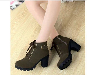 Autumn Winter Woman Boots Women Shoes Ladies Thick Fur Ankle Boots Women High Heel Platform Rubber Shoes Snow Boots