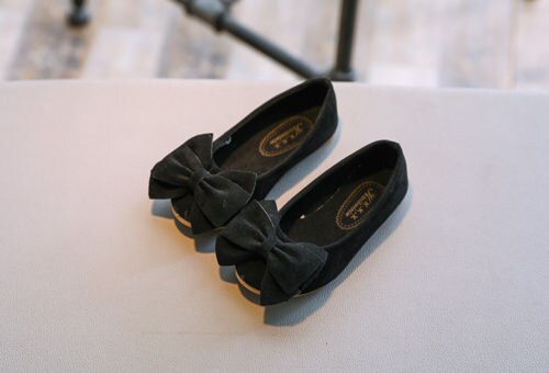 Kids Shoes Girls shoes Children Bowknot Princess bow Shoes Flats Causal Dress Party velvet Baby Shoes Baby Girl