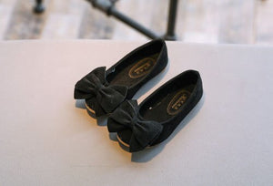 Kids Shoes Girls shoes Children Bowknot Princess bow Shoes Flats Causal Dress Party velvet Baby Shoes Baby Girl