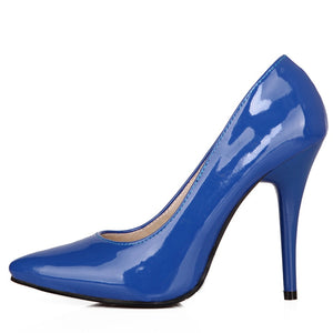 Fashion High Heels Pumps Woman Shoes Green Nude Red Blue Women's Heeled Shoes Party Office Wedding Shoes Ladies Large Size 44 47