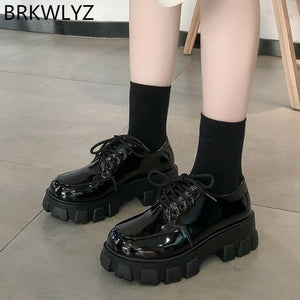 Women Chunky Sneakers Hidden Heels Height Increasing Ladies Wedge Shoes High Top Autumn Platform Women Shoes M1093
