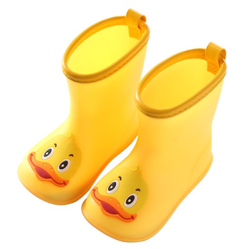 Children's Rain Shoes Fashion Pvc Breathable Kid's Rain Boots 1-6-year-old Water Shoes Toddler Boys Girls Cartoon Baby Boots