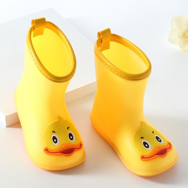 Children's Rain Shoes Fashion Pvc Breathable Kid's Rain Boots 1-6-year-old Water Shoes Toddler Boys Girls Cartoon Baby Boots