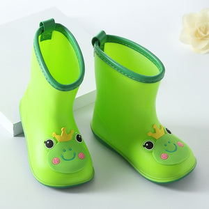 Children's Rain Shoes Fashion Pvc Breathable Kid's Rain Boots 1-6-year-old Water Shoes Toddler Boys Girls Cartoon Baby Boots