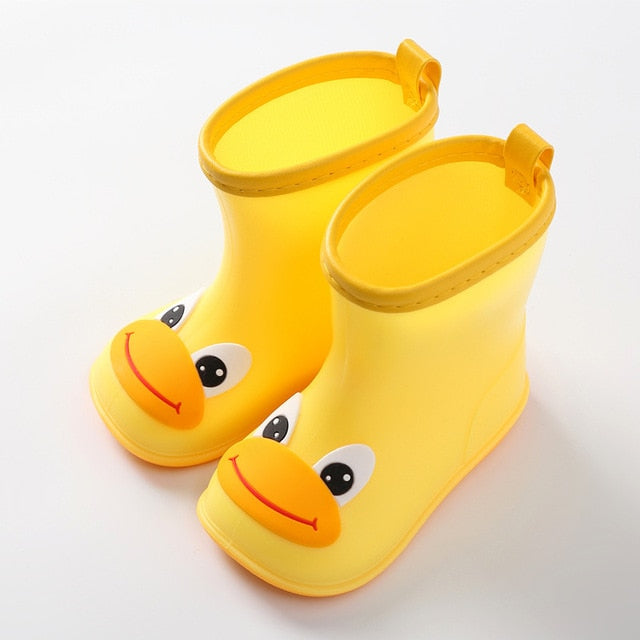 Children's Rain Shoes Fashion Pvc Breathable Kid's Rain Boots 1-6-year-old Water Shoes Toddler Boys Girls Cartoon Baby Boots