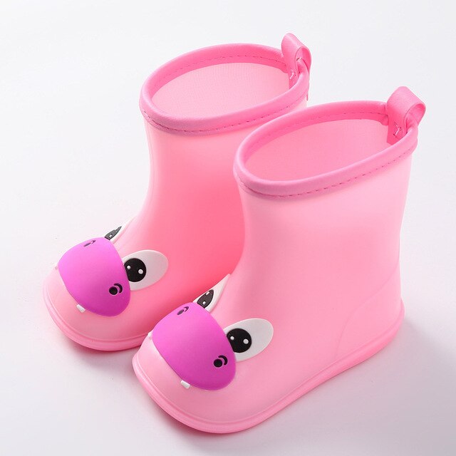 Children's Rain Shoes Fashion Pvc Breathable Kid's Rain Boots 1-6-year-old Water Shoes Toddler Boys Girls Cartoon Baby Boots